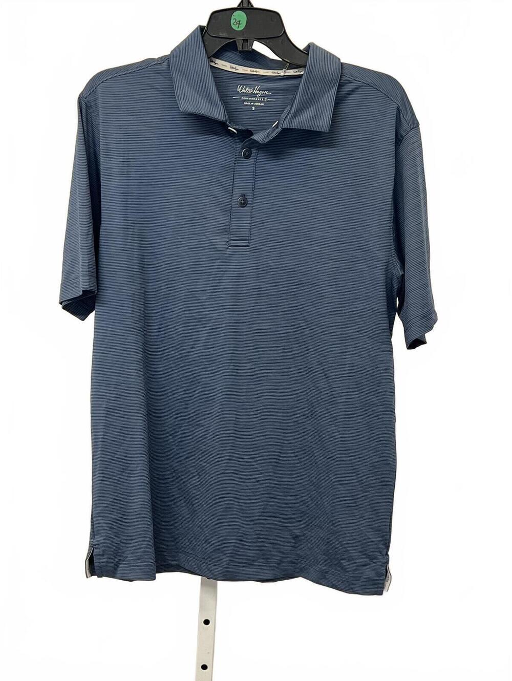 Walter Hagen Logo Blue Golf Polo Shirt men's small